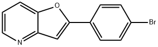 2-(4-bromophenyl)-Furo[3,2-b]pyridine Structure