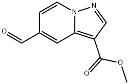 Methyl 5-formylpyrazolo[1,5-a]pyridine-3-carboxylate Struktur