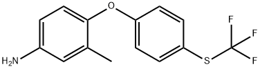 3-METHYL-4-[4-[(TRIFLUOROMETHYL)THIO]PHENOXY]BENZENAMINE,94155-78-9,结构式