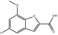 5-iodo-7-methoxybenzofuran-2-carboxylic acid|