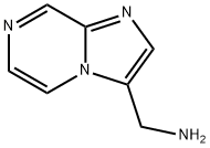 1-(Imidazo[1,2-a]pyrazin-3-yl)methanamine 化学構造式