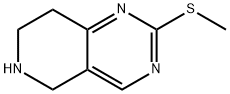5,6,7,8-tetrahydro-2-(methylthio)-Pyrido[4,3-d]pyrimidine Struktur