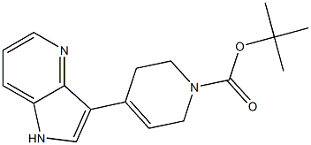 TERT-BUTYL 4-(1H-PYRROLO[3,2-B]PYRIDIN-3-YL)-5,6-DIHYDROPYRIDINE-1(2H)-CARBOXYLATE Structure