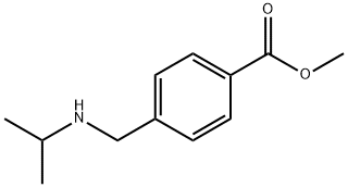 4-((异丙基氨基)甲基)苯甲酸甲酯, 952708-84-8, 结构式