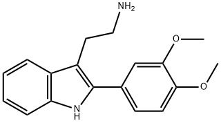 3-(2-AMINOETHYL)-2-(3,4-DIMETHOXYPHENYL)INDOLE,95426-76-9,结构式