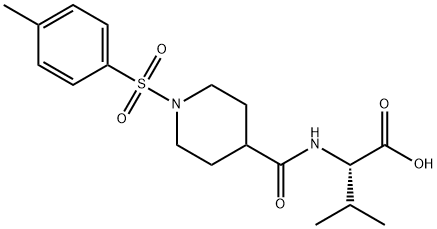 (S)-3-methyl-2-(1-tosylpiperidine-4-carboxamido)butanoic acid,956047-63-5,结构式