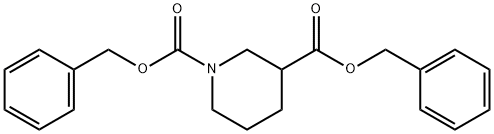 dibenzyl piperidine-1,3-dicarboxylate Structure