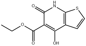 Thieno[2,3-b]pyridine-5-carboxylic acid, 6,7-dihydro-4-hydroxy-6-oxo-, ethyl ester