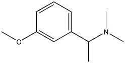 1-(3-甲氧苯基)- N,N-二甲基乙胺, , 结构式