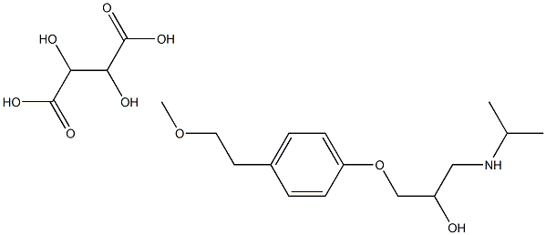 酒石酸美托洛尔杂质(15个), , 结构式