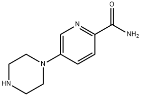 5-(Piperazin-1-yl)pyridine-2-carboxamide Structure