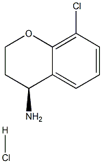 (4S)-8-CHLORO-3,4-DIHYDRO-2H-1-BENZOPYRAN-4-AMINE HYDROCHLORIDE,,结构式