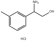 2-AMINO-2-(3-METHYLPHENYL)ETHAN-1-OL HCL, 2055841-56-8, 结构式