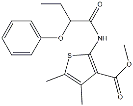  methyl 4,5-dimethyl-2-(2-phenoxybutanamido)thiophene-3-carboxylate