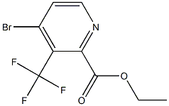 ethyl 4-bromo-3-(trifluoromethyl)picolinate Structure