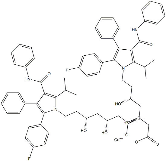 阿托伐他汀EP杂质B(钙盐),,结构式