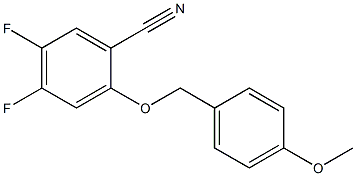 4,5-Difluoro-2-(4-methoxy-benzyloxy)-benzonitrile