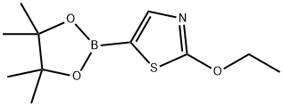 2-Ethoxythiazole-5-boronic acid pinacol ester 化学構造式