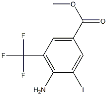 4-Amino-3-iodo-5-trifluoromethyl-benzoic acid methyl ester