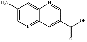 7-氨基-1,5-萘啶-3-羧酸,2089649-99-8,结构式