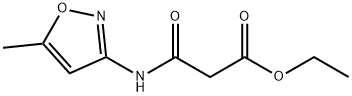 乙基 3-((5-甲基异噻唑-3-基)氨基)-3-氧亚基丙酯, 113137-17-0, 结构式