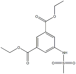 diethyl 5-(methylsulfonamido)isophthalate 化学構造式