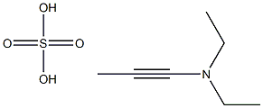 Diethylamino-2-propyne, sulfate Structure