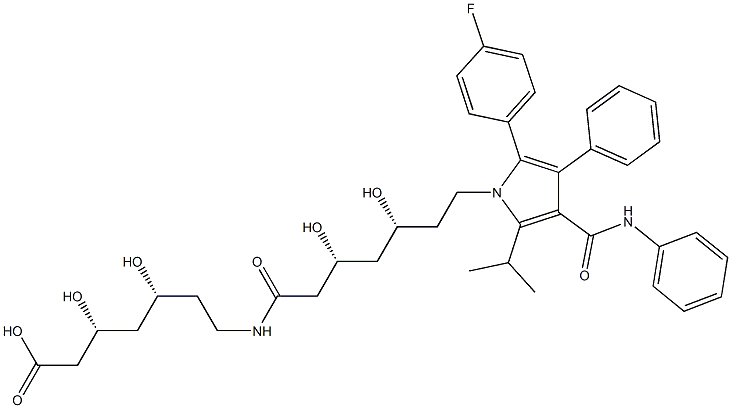 阿托伐他汀钙EP杂质F, , 结构式