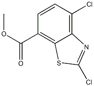 2,4-Dichlorobenzothiazole-7-carboxylic acid methyl ester Structure
