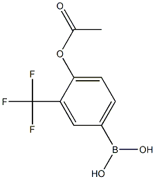 4-Acetoxy-3-trifluoromethyl-phenylboronic acid