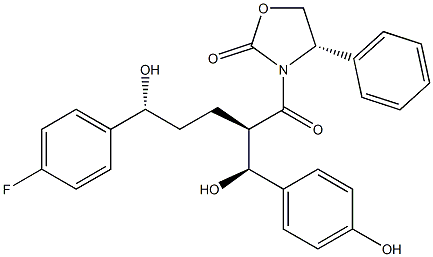 (S)-3-((2R,5R)-5-(4-fluorophenyl)-5-hydroxy-2-((S)-hydroxy(4-hydroxyphenyl)methyl)pentanoyl)-4-phenyloxazolidin-2-one