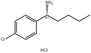 (1R)-1-(4-CHLOROPHENYL)PENTAN-1-AMINE HYDROCHLORIDE,1391531-99-9,结构式