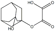 1-(3-Hydroxyadamantan-1-yl) oxalic acid Structure