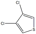 3,4-二氯噻吩, , 结构式