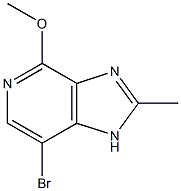 7-Bromo-4-methoxy-2-methyl-1H-imidazo[4,5-c]pyridine Structure