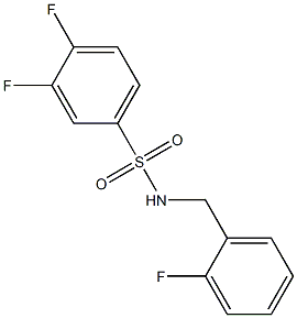  3,4-二氟-N-(2-氟苄基)苯磺酰胺