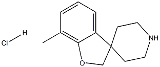 7-Methyl-2H-spiro[1-benzofuran-3,4-piperidine]hydrochloride Struktur