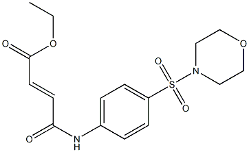 ethyl 4-{[4-(4-morpholinylsulfonyl)phenyl]amino}-4-oxo-2-butenoate