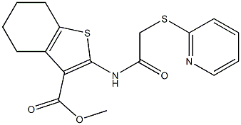 methyl 2-(2-(pyridin-2-ylthio)acetamido)-4,5,6,7-tetrahydrobenzo[b]thiophene-3-carboxylate