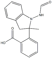 methyl 2-(indoline-1-carboxamido)benzoate 化学構造式