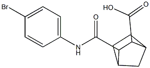 3-((4-bromophenyl)carbamoyl)bicyclo[2.2.1]heptane-2-carboxylic acid Structure