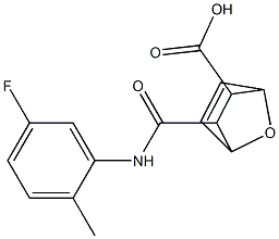  3-((5-fluoro-2-methylphenyl)carbamoyl)-7-oxabicyclo[2.2.1]hept-5-ene-2-carboxylic acid