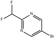 5-bromo-2-(difluoromethyl)pyrimidine Struktur