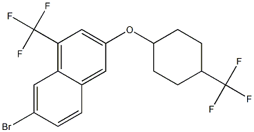 7-Bromo-1-trifluoromethyl-3-(4-trifluoromethyl-cyclohexyloxy)-naphthalene