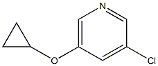 3-chloro-5-cyclopropoxypyridine Structure