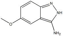 5-Methoxy-2H-indazol-3-ylamine,,结构式