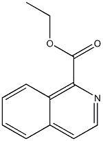 异喹啉-1-羧酸乙酯 结构式