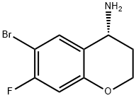 (4R)-6-BROMO-7-FLUORO-3,4-DIHYDRO-2H-1-BENZOPYRAN-4-AMINE|