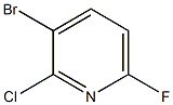 3-Bromo-2-chloro-6-fluoropyridine Structure