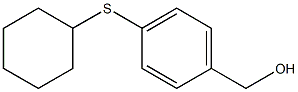 (4-(cyclohexylthio)phenyl)methanol Structure